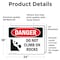 Signmission Do Not Climb On Rocks, 24 in W x Rectangle, Vinyl Decal OS-2PACK-DS-D-1824-L-2090 - alternate 3